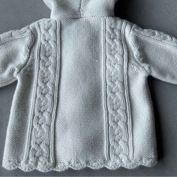 3 for $25 ~ Old Navy ~ Knit Full Zip Hooded Sweater ~ Baby Size 0-3 Months - Picture 6 of 14